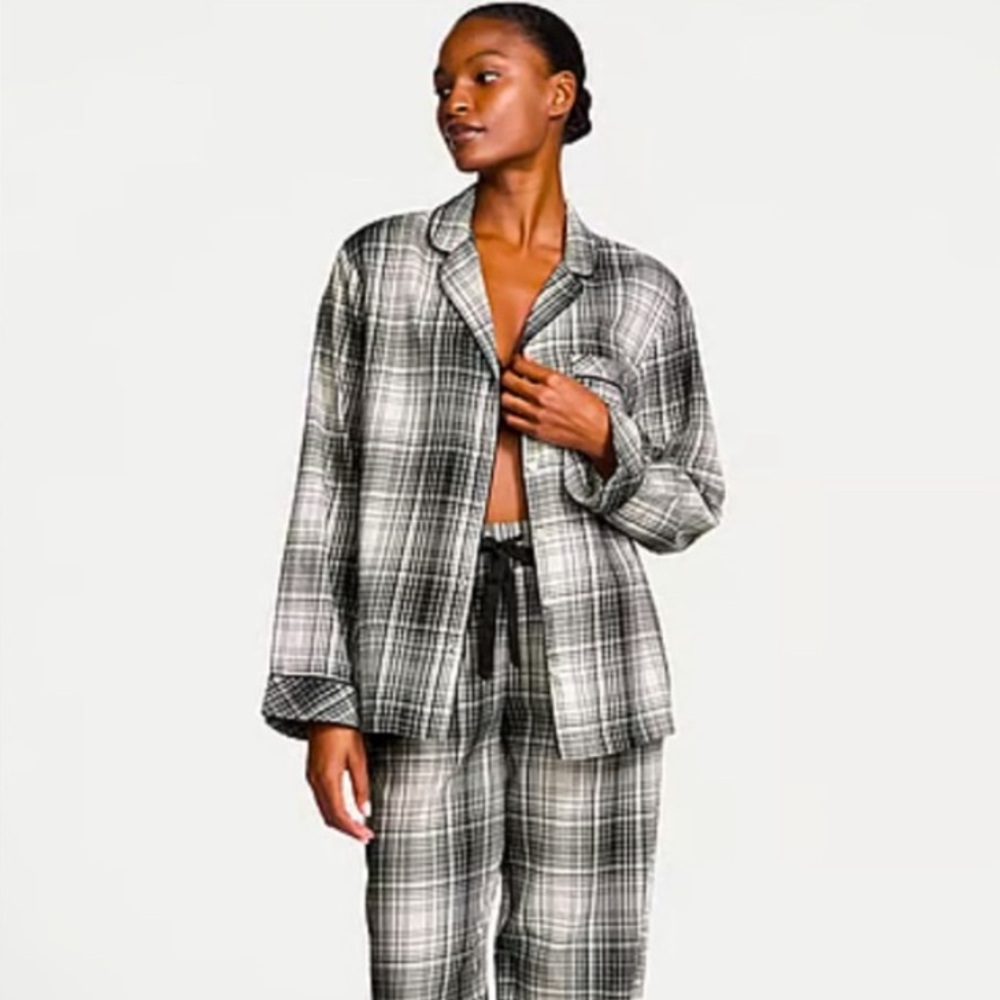 VS Plaid Flannel Pajama Set